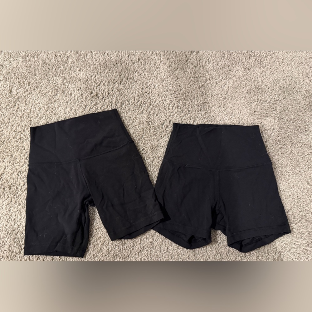 Lululemon align high rise biker shorts bundle